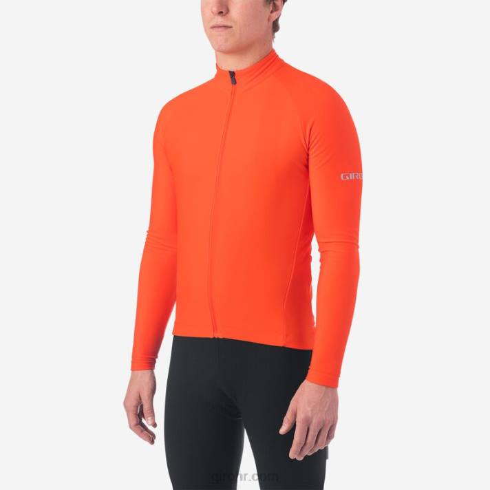 muškarci chrono termo ls jersey cinober 4L2B707 Giro