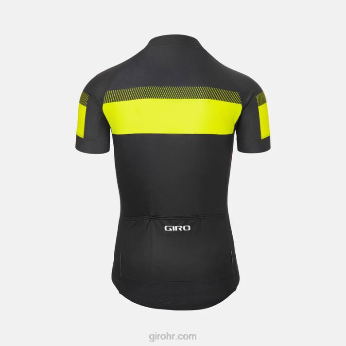muškarci krono sport dres crno/istaknuto žuto sprint 4L2B723 Giro