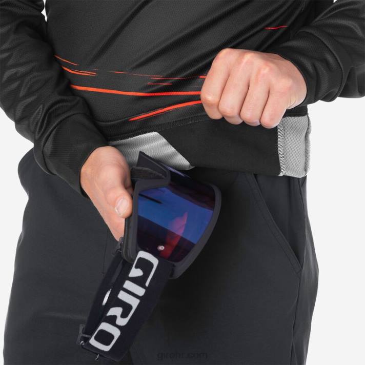 muškarci roust ls dres crni/crveni hipnotik 4L2B735 Giro