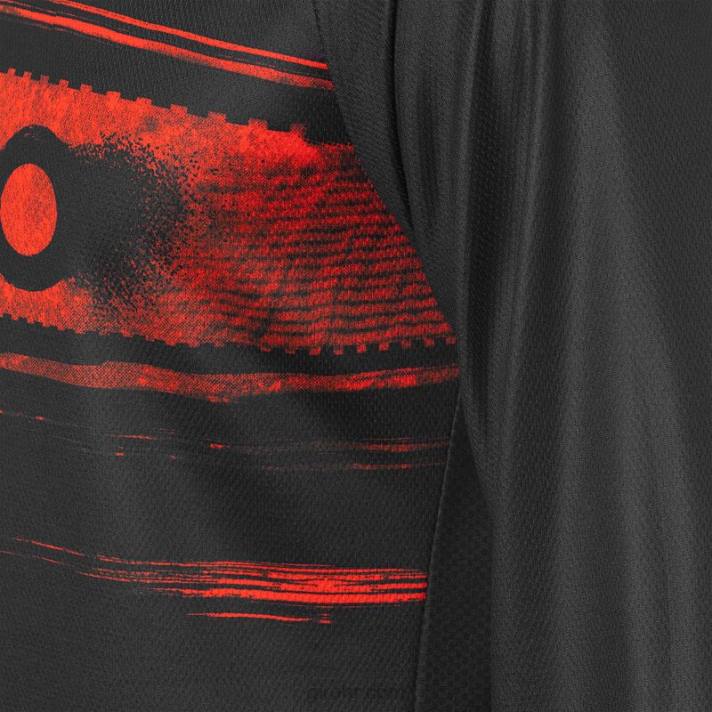 muškarci roust ls dres crni/crveni hipnotik 4L2B735 Giro