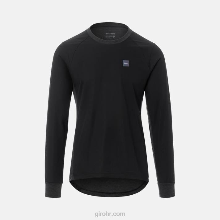 muškarci roust ls vjetar dres crna/siva 4L2B17 Giro