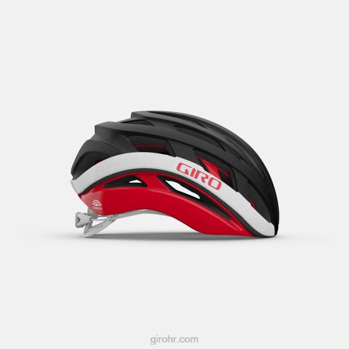 uniseks helios sferična kaciga mat crno/crveno 4L2B278 Giro