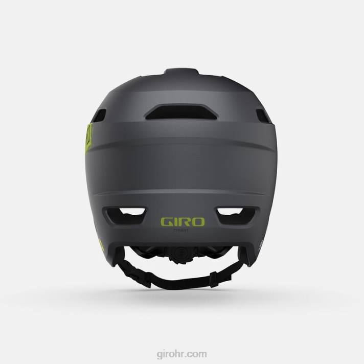 uniseks tiranin kuglasta kaciga mat metalik crna/ano limeta 4L2B283 Giro