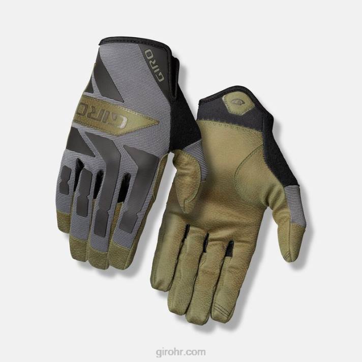 uniseks rukavica za izgradnju staza crno/maslinasto 4L2B349 Giro