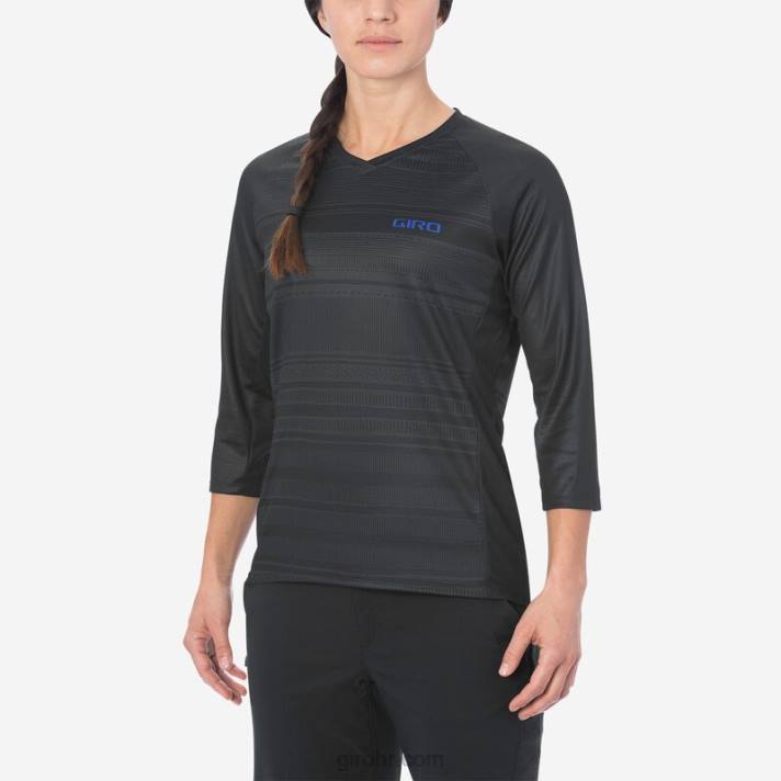 žene roust 3/4 jersey crne linije 4L2B1251 Giro